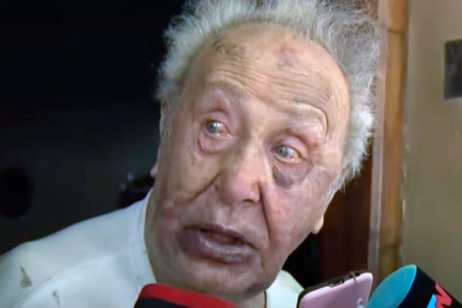 El jubilado v&iacute;ctima de un brutal robo.