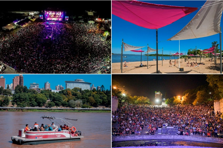 Shows musicales, playa y cultura: lanzaron la agenda de verano 2025 de Paraná