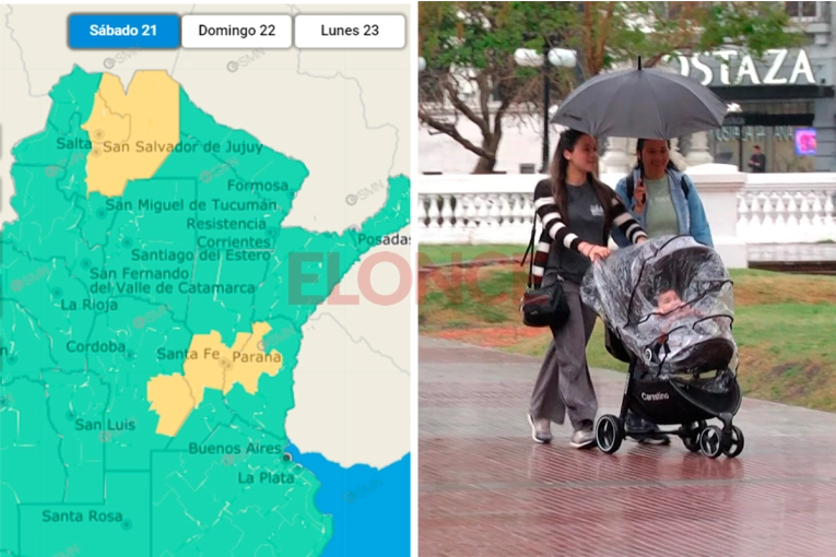 El verano comienza con lluvias en Paraná y alerta por tormentas para una zona de Entre Ríos