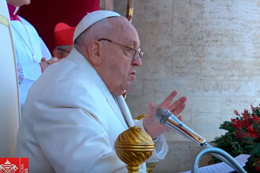 El papa llam&oacute; a silenciar las armas. (Vatican News).