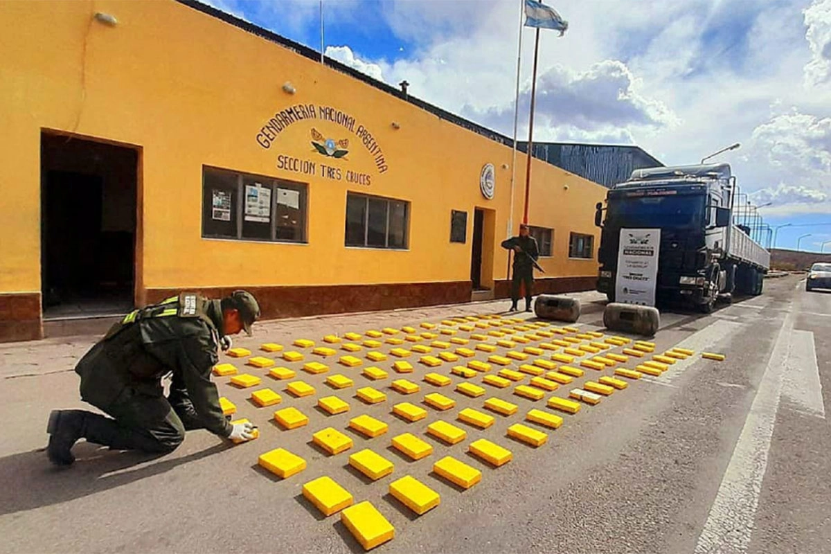 Incautan 136 kilos de cocaína en Jujuy