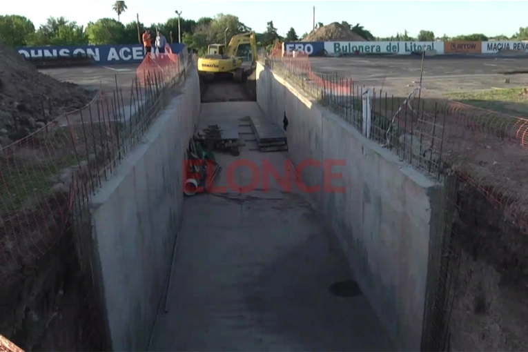 Avanzan las obras y la construcción de un túnel en el Autódromo del Club de Volantes Entrerrianos