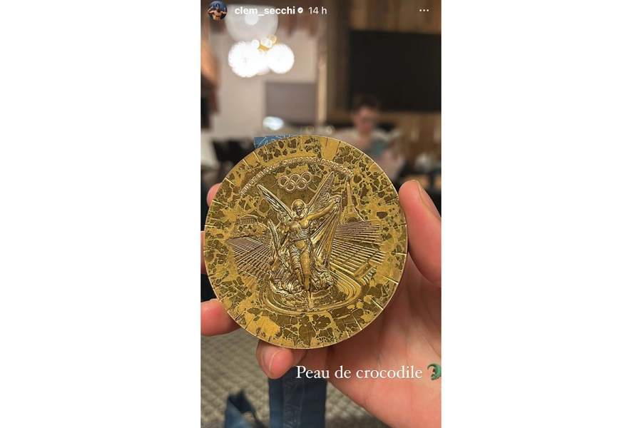 El comentario de uno de los deportistas sobre el estado de la medalla ol&iacute;mpica. Foto: Infobae