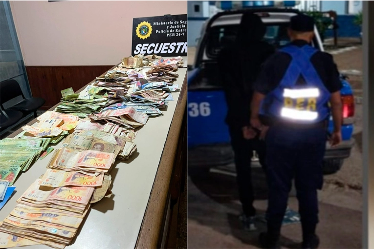 Robó $ 3 millones de una despensa, forcejeó con el dueño y huyó