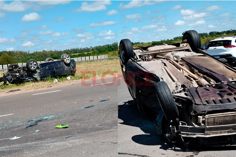 Seis personas hospitalizadas tras un fuerte choque en la Autovía 14