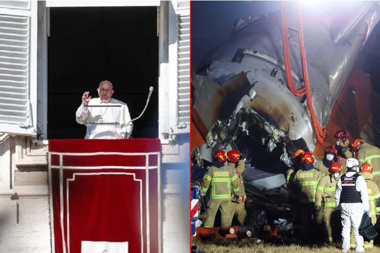 "Me uno en oración por los sobrevivientes y muertos", expresó el Papa Francisco por la tragedia de Corea del Sur