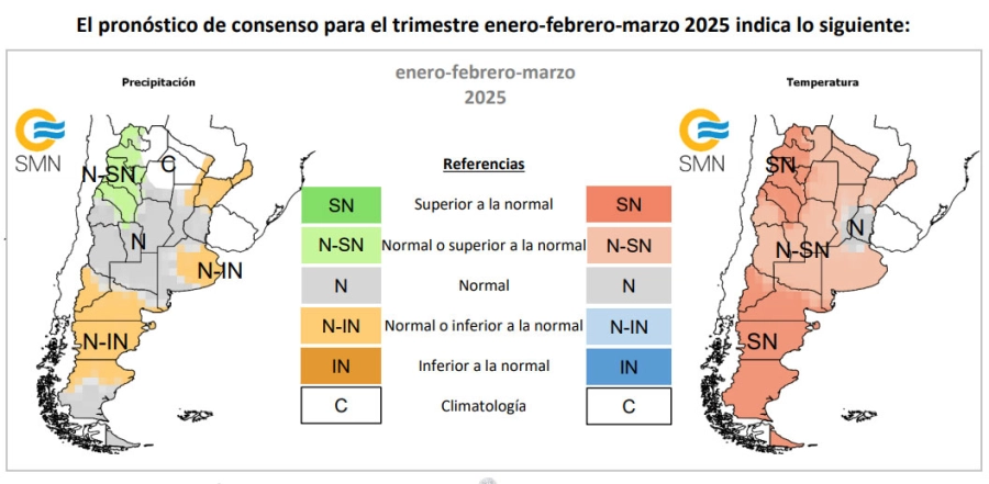 Pron&oacute;stico clim&aacute;tico. SMN