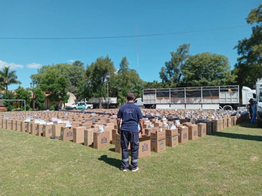 Frustraron el contrabando de m&aacute;s de 500 mil atados de cigarrillos por un valor de casi $780 millones. (foto: ARCA)