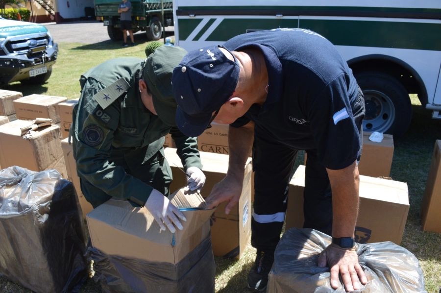 El conductor, ciudadano paraguayo, fue detenido. (foto: ARCA)
