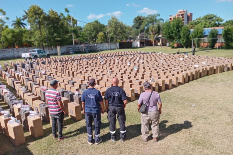 Frustraron el contrabando de más de 500 mil atados de cigarrillos por un valor de casi $780 millones