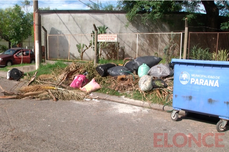 Vecinas exigieron la limpieza de minibasurales que rodean a contenedores de residuos