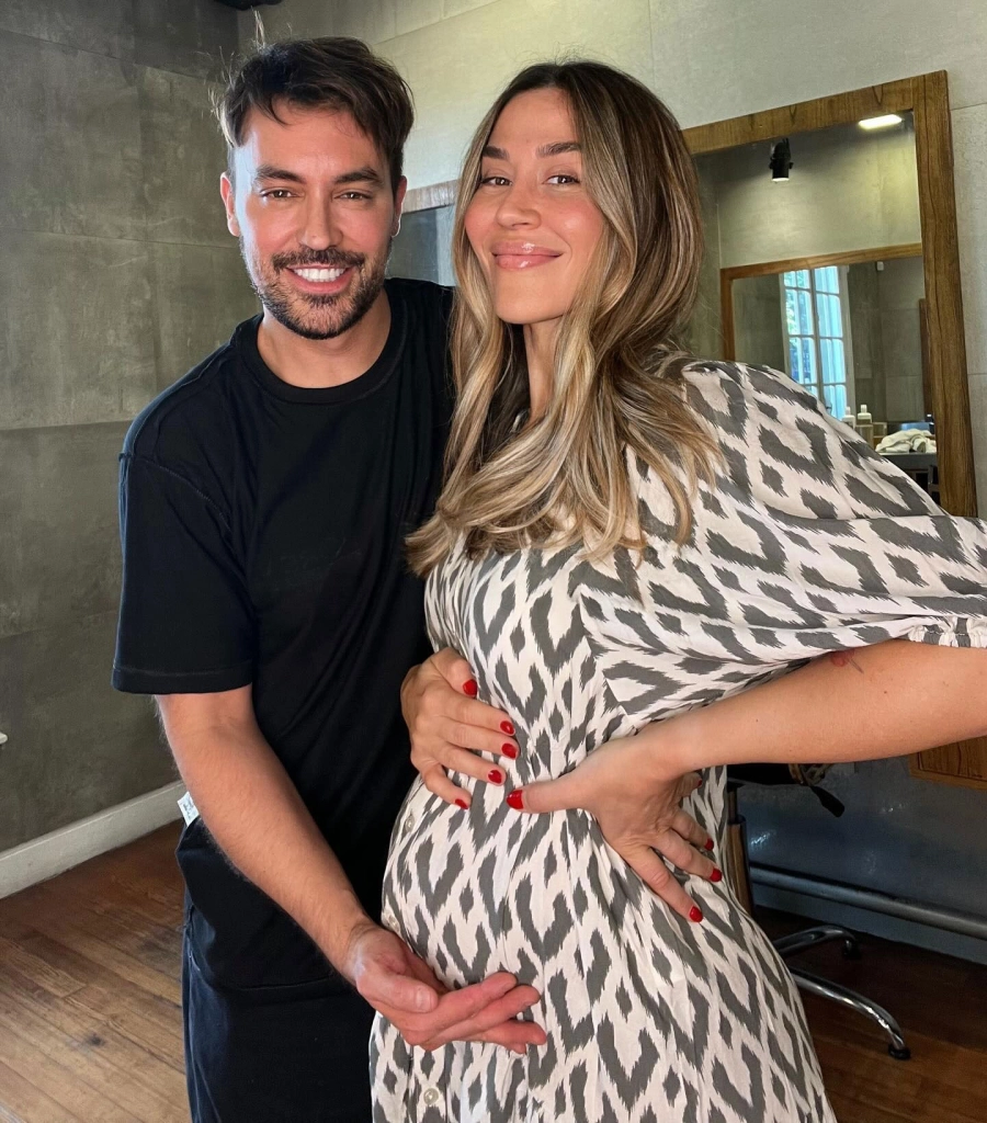 Jimena Bar&oacute;n con Leo Leiva. Instagram