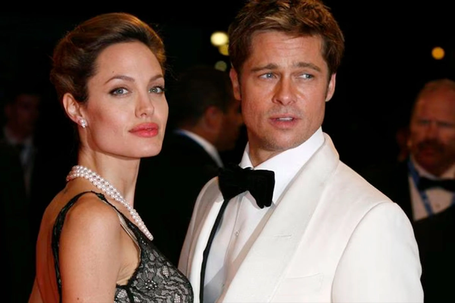 Angelina Jolie y Brad Pitt. (Getty images).