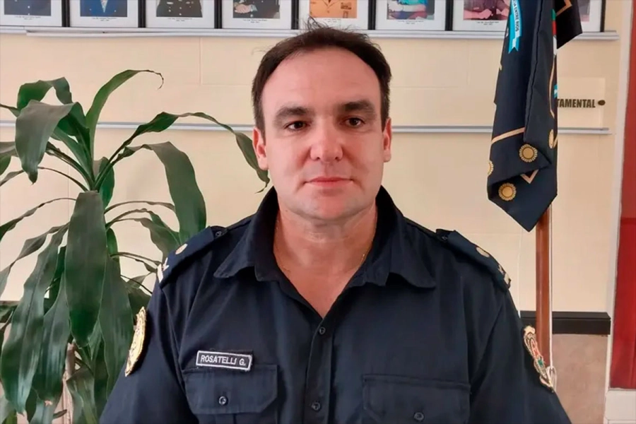 El Jefe Departamental de Polic&iacute;a de Concordia, comisario Jos&eacute; Mar&iacute;a Rosatelli. (Foto: El Sol)