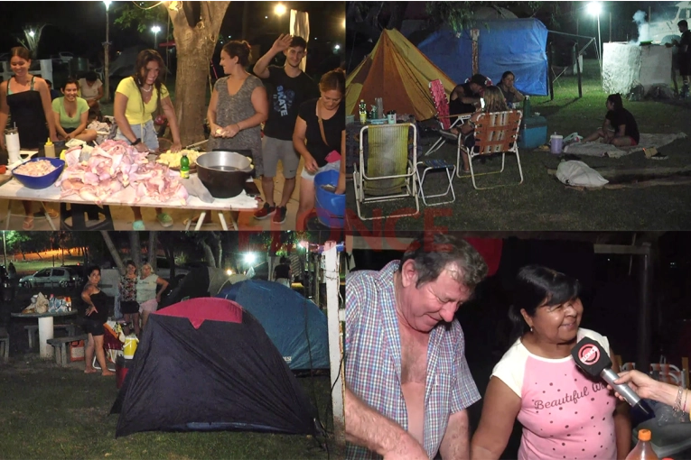 En la previa de la Fiesta del Sol y el Río, la gente disfruta del camping de Valle María