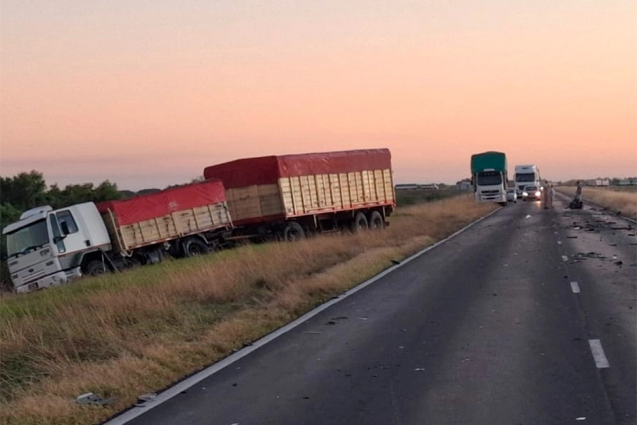 Fuerte choque en el kilometro 19