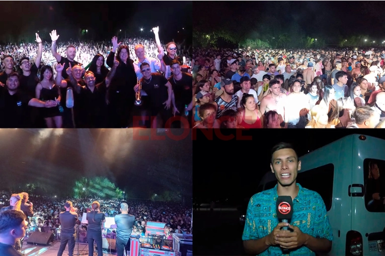 Con shows musicales, Valle María disfruta de la primera noche de la Fiesta del Sol y del Río