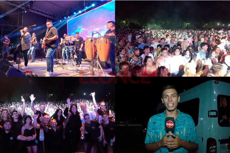 Con shows musicales, Valle María disfruta de la primera noche de la Fiesta del Sol y del Río