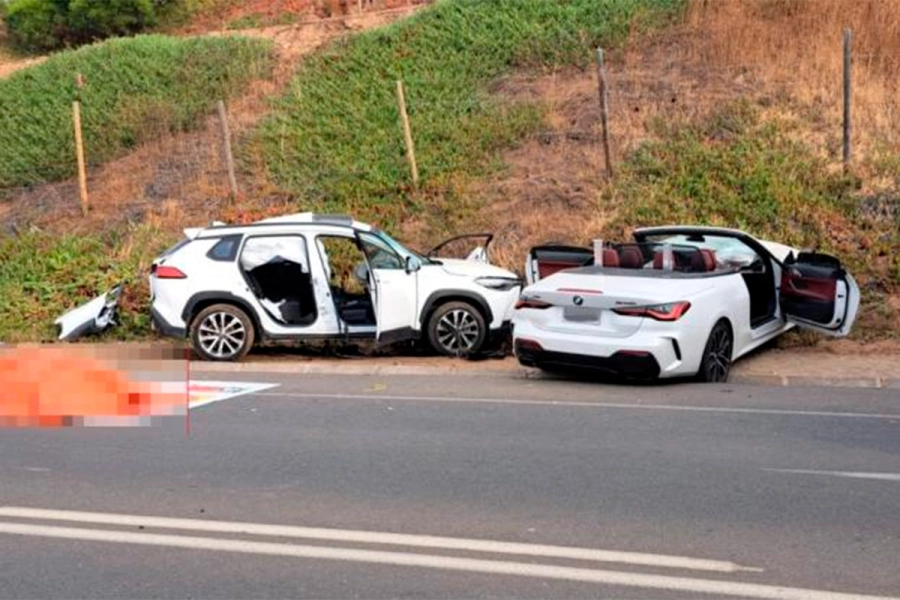 En el accidente murieron el exjugador de los Pumas y su esposa (foto: T13)