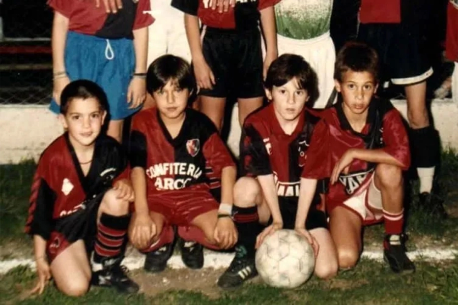 Messi, años atr&aacute;s.