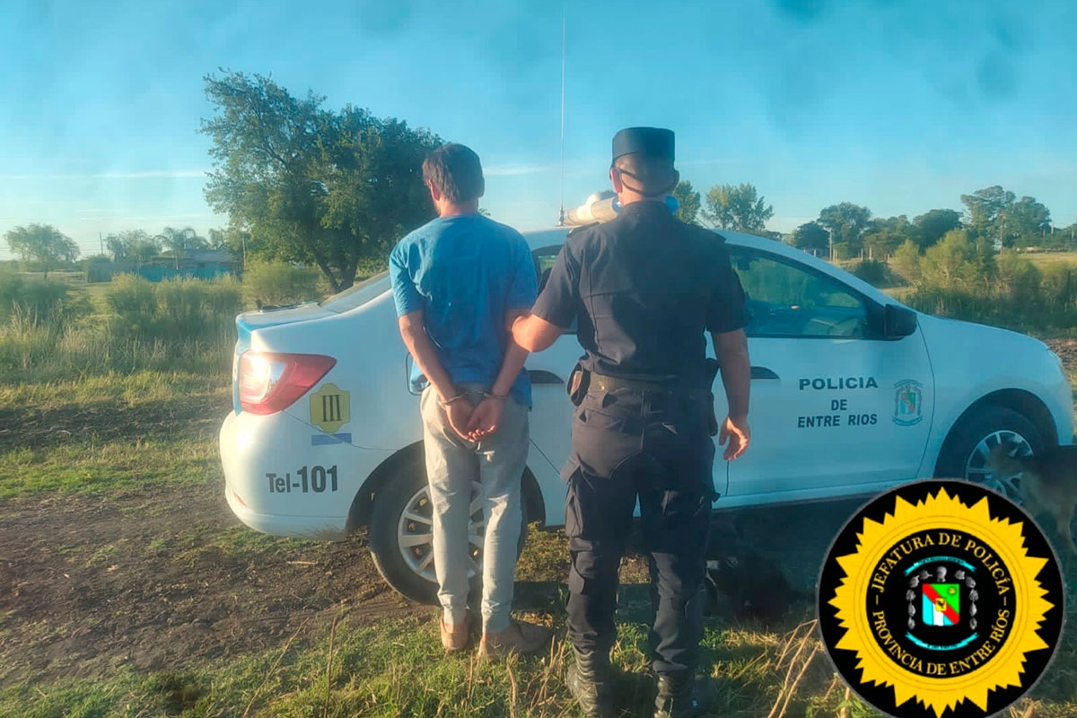 El hombre detenido. El hombre detenido.