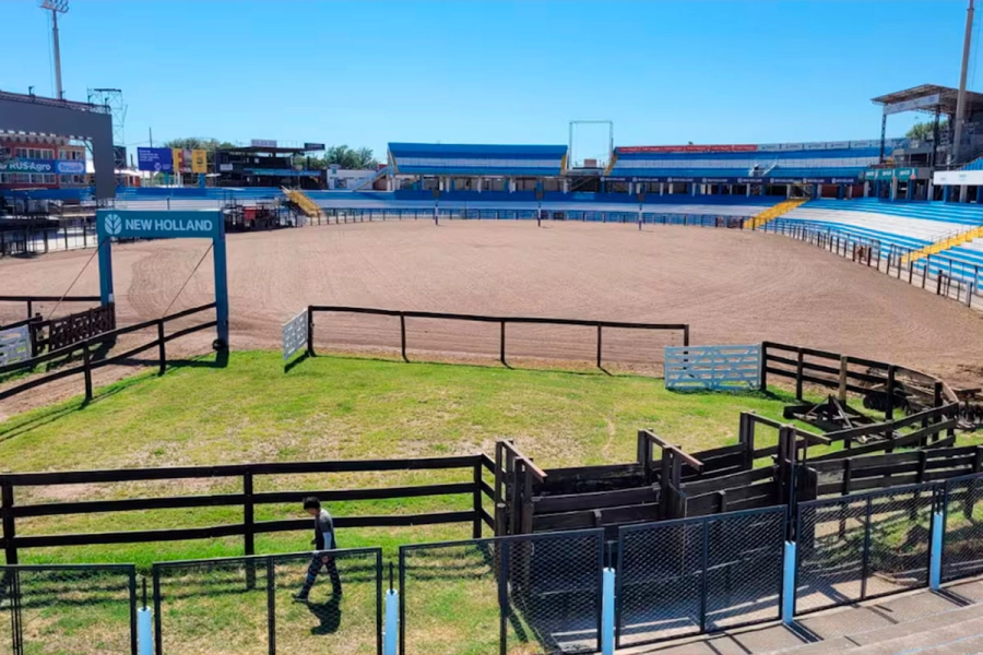 Así se prepara el Campo de la Jineteada. (Foto: La Voz)