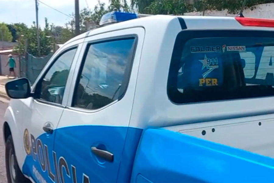 La polic&iacute;a acudi&oacute; al lugar. Foto: Reporte 100.7