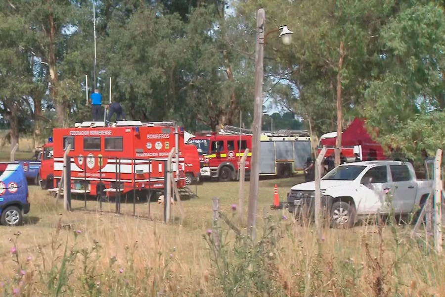 Uno de los campos donde se hicieron rastrillajes para poder encontrarla. (Foto: TN).