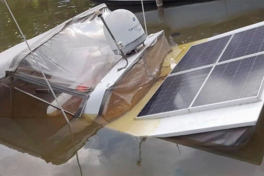 Embarcaci&oacute;n de gran porte se hundi&oacute; en el Club N&aacute;utico Paran&aacute;.