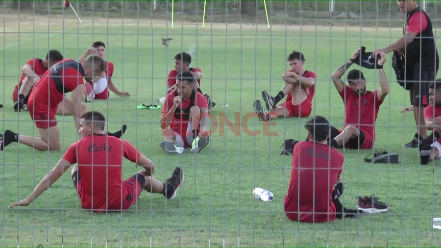 Imagen del entrenamiento de Patronato. Foto: Elonce