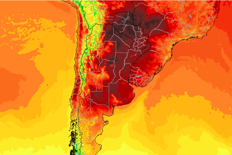 Calor extremo: cuáles son las ocho provincias que están hoy en alerta roja o amarilla