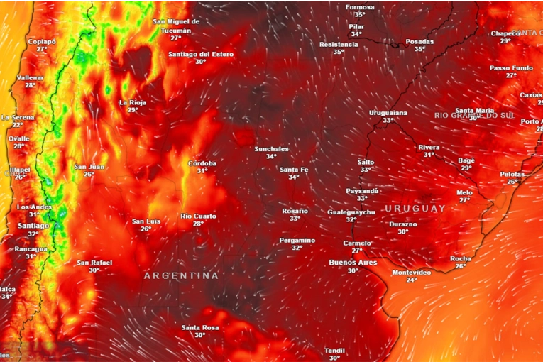 Calor extremo: qué provincias están hoy en alerta amarilla por altas temperaturas