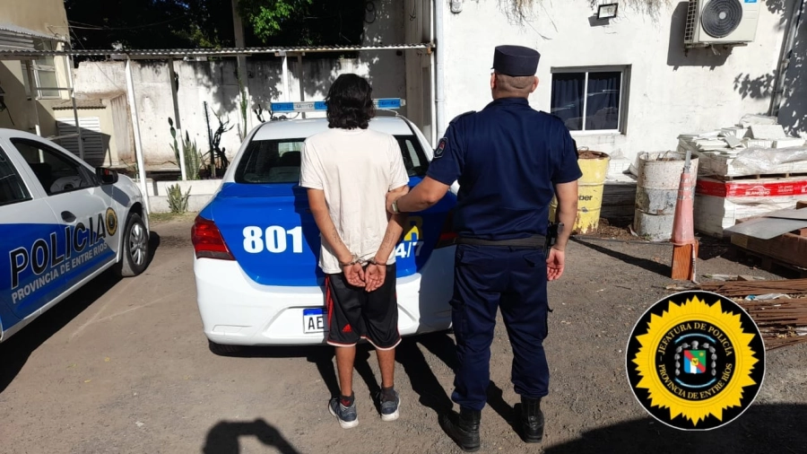 Demoraron a tres rosarinos y cuatro santafesinos que se radicaron en ese asentamiento. (foto Polic&iacute;a de Entre R&iacute;os)