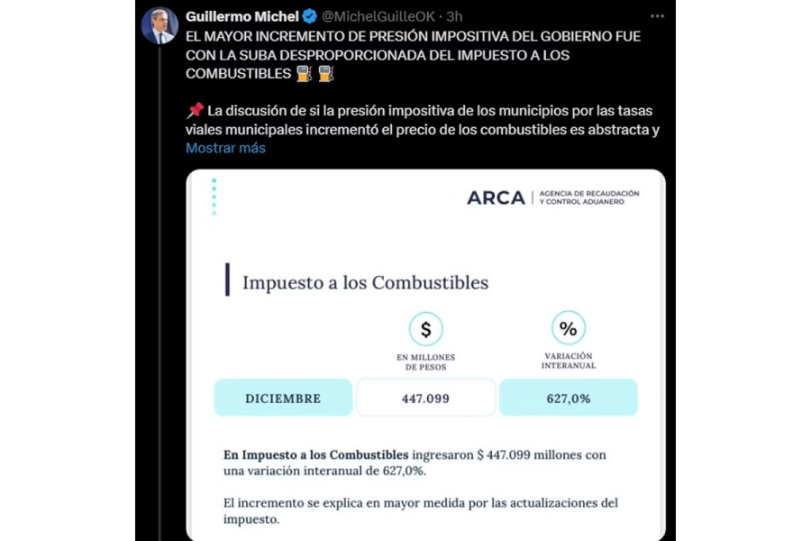 Foto: Captura del X de Guillermo Michel.