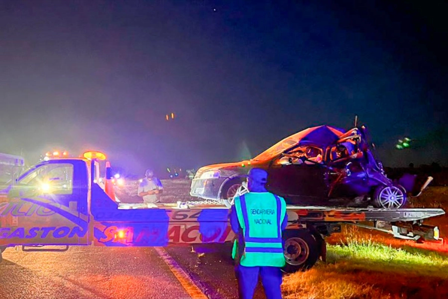 Grave accidente en Gualeguaych&uacute;. (Foto: R2820)