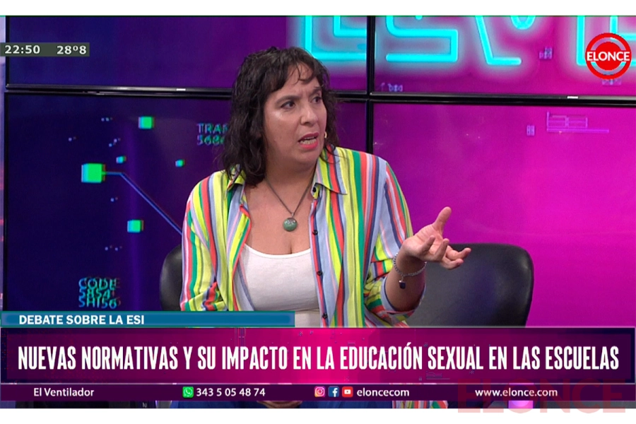 Jimena Gonz&aacute;lez, docente especializada en ESI. (foto Elonce)