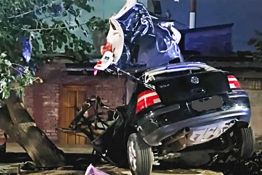 Thiago Magallanes hab&iacute;a sacado la licencia de conducir el lunes. (Foto: Diario Uno)