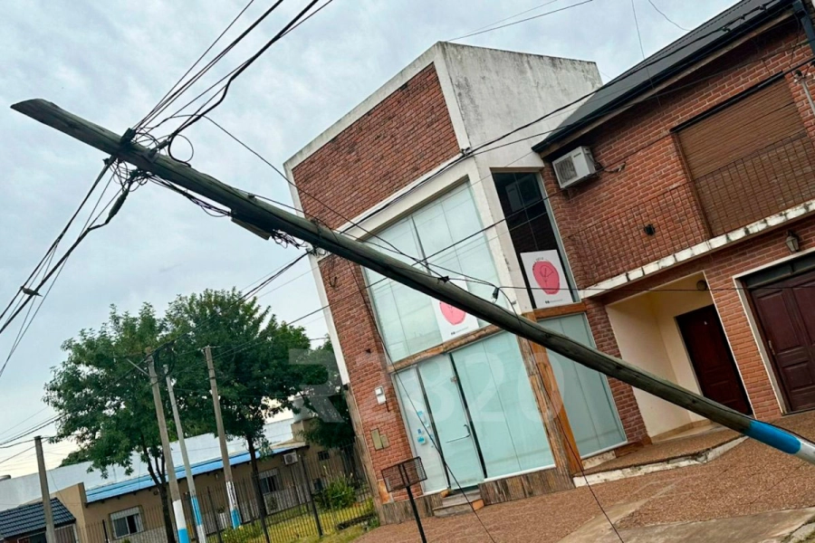 Temporal en Gualeguaych&uacute;. (Foto: R2820)
