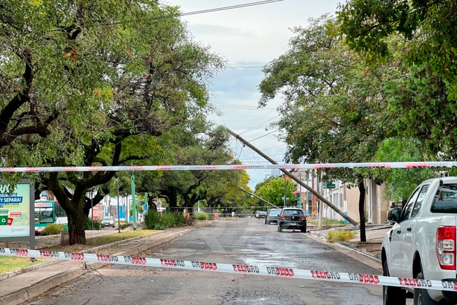 Temporal en Gualeguaych&uacute;. (Foto: R2820)