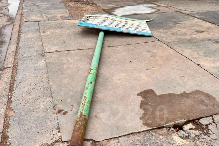 Temporal en Gualeguaych&uacute;. (Foto: R2820)