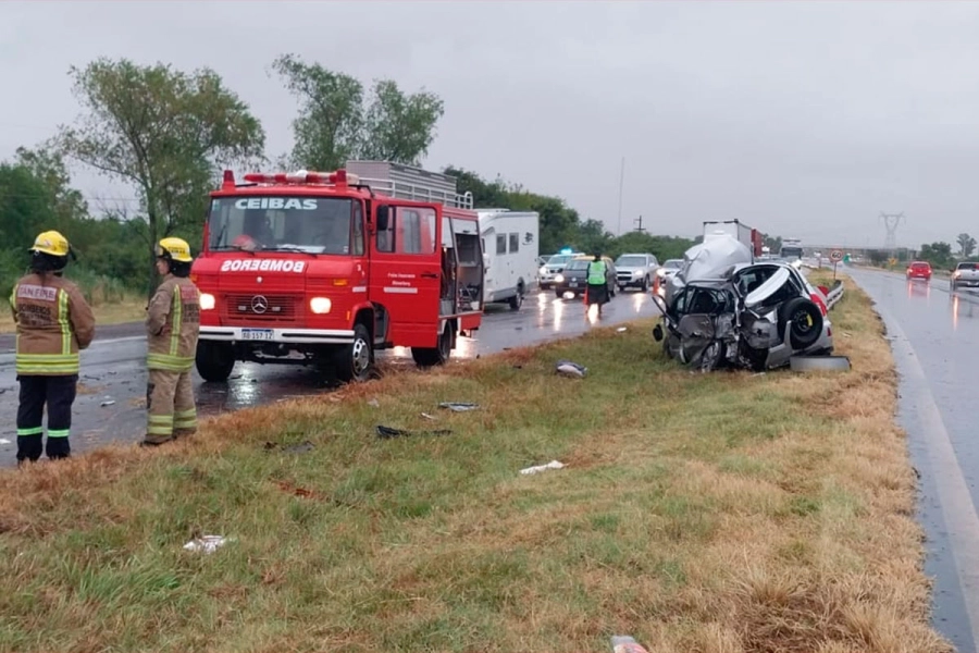 (Foto: Bomberos Voluntarios de Ceibas)