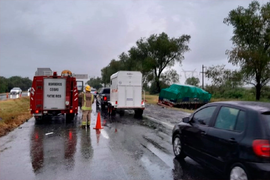 (Foto: Bomberos Voluntarios de Ceibas)