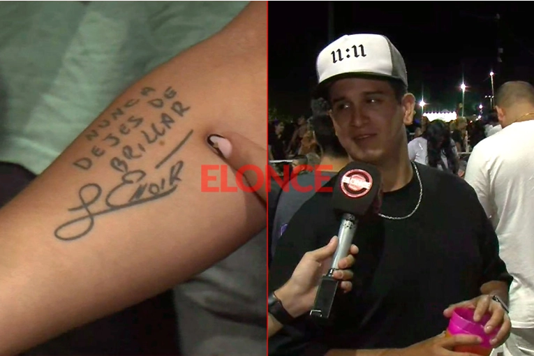 La frase de Ema Noir tatuada y las gorras regaladas por el grupo: los fanáticos de Ke Personajes