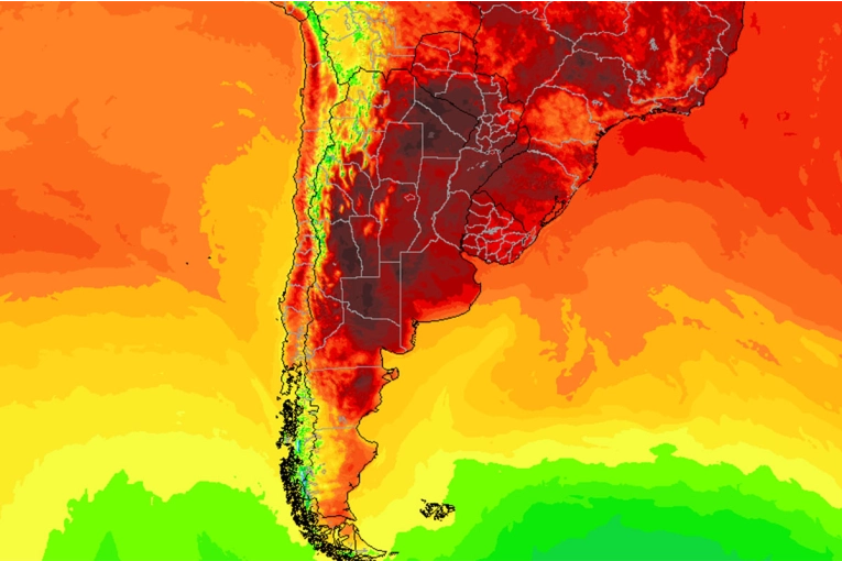 Cuáles son las provincias en las que hoy rigen alertas por calor extremo, tormentas o granizo