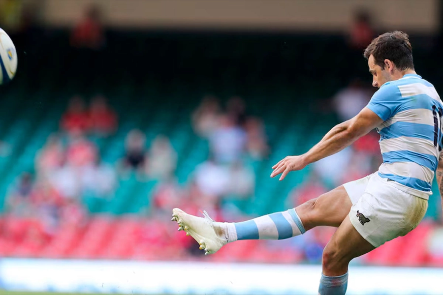 Marc&oacute; 15 tries, 130 conversiones, 173 penales y 12 drops en su carrera con el seleccionado (AFP)