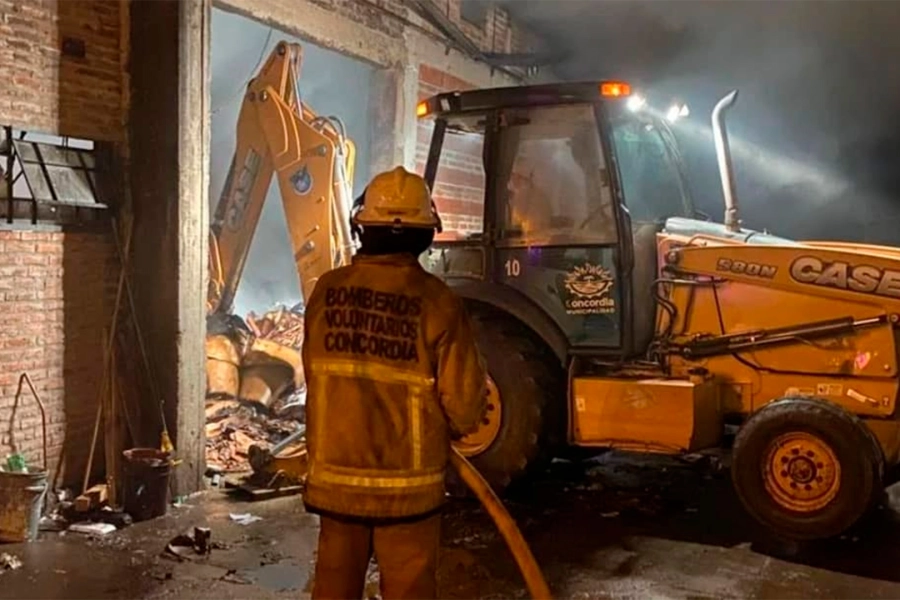 Foto: Bomberos Voluntarios Concordia