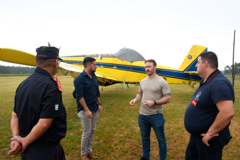 El avión hidrante que recibió Concordia podrá operar en cualquier punto de la provincia