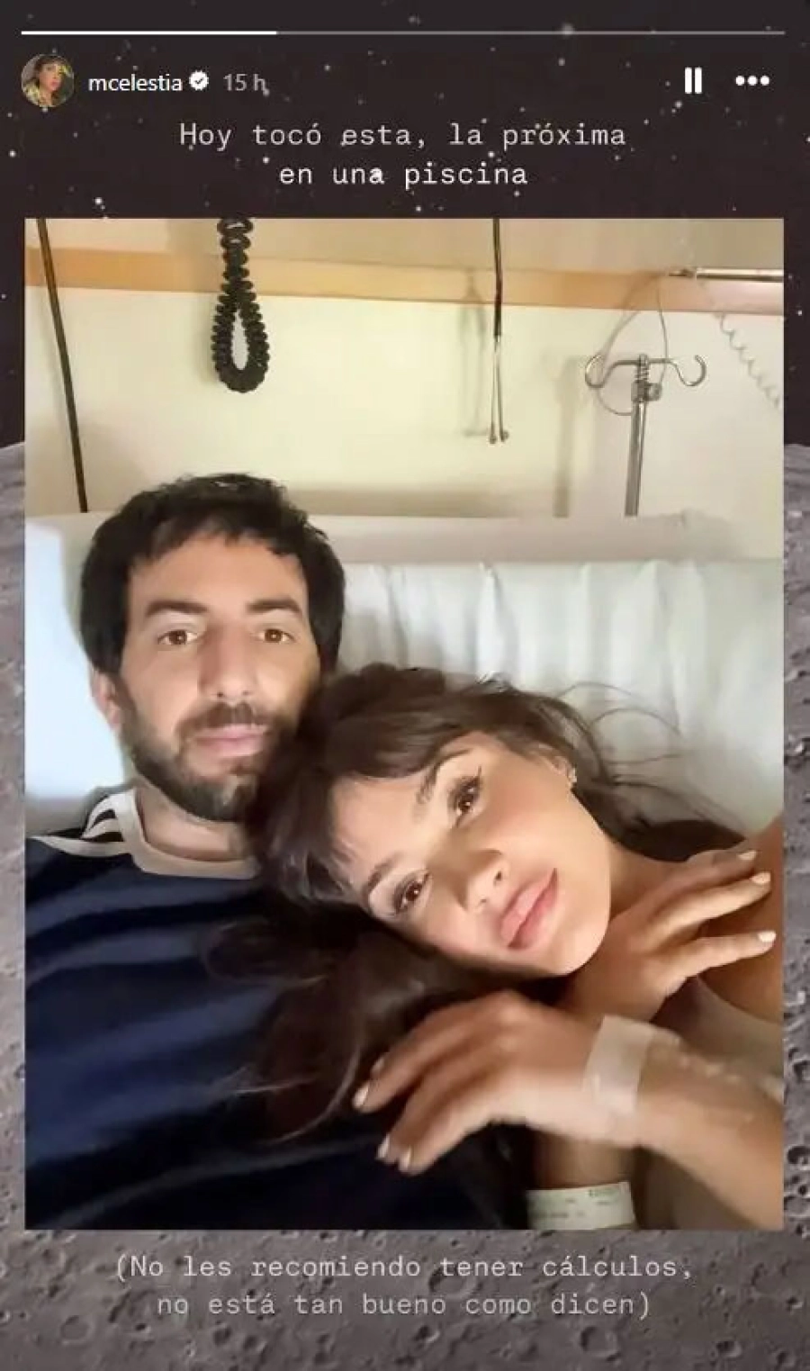 Celeste Cid con su novio. Instagram