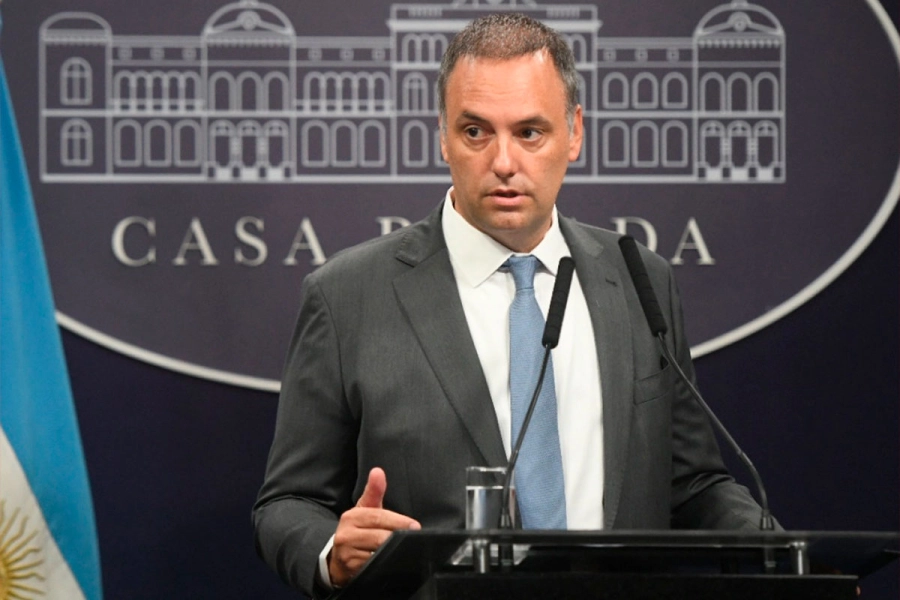 El vocero presidencial, Manuel Adorni.