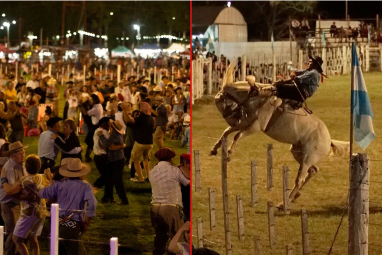 Nueva noche de jineteada y música en la Fiesta del Caballo: este sábado desfilan las agrupaciones